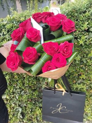 roses 50cm rouge