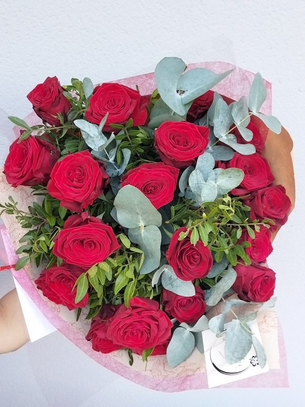 roses rouges Bouquet de roses 50/55cm