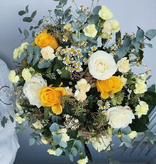 Bouquet Eternité : Jaune