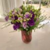Bouquet de Lysianthus violets et parmes