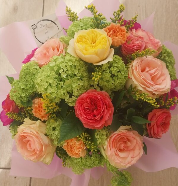 Bouquet bulle printannier