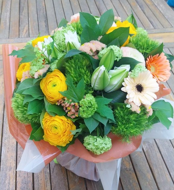 Bouquet bulle printannier