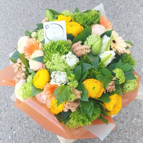Bouquet bulle printannier