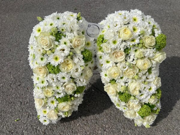 ailes d'ange fleuries