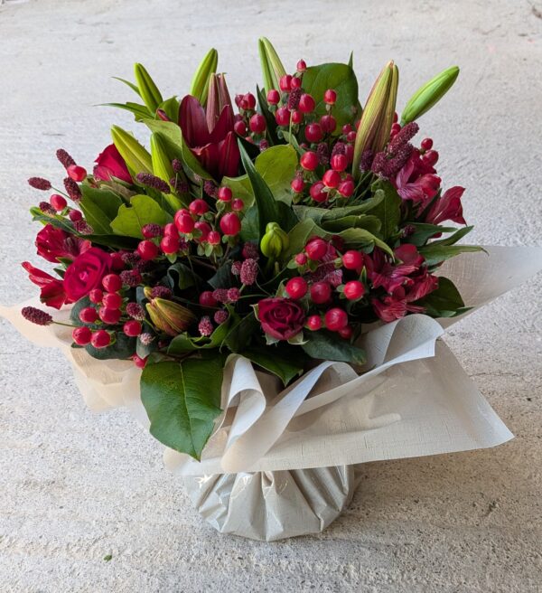 Bouquet Vitalité : Rouge vif