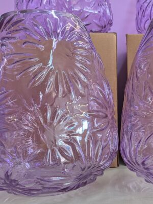 Vase bombe print marguerites