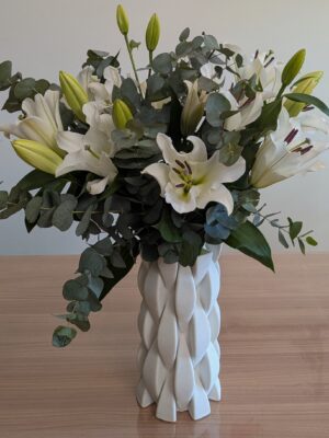 Lys oriental blanc