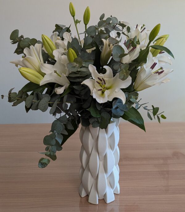 Lys oriental blanc