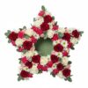 Coussin carré ou étoilé fleuri pour Urne funéraire - idéal crémation