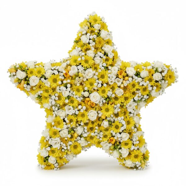 Etoile fleurie 30 cm
